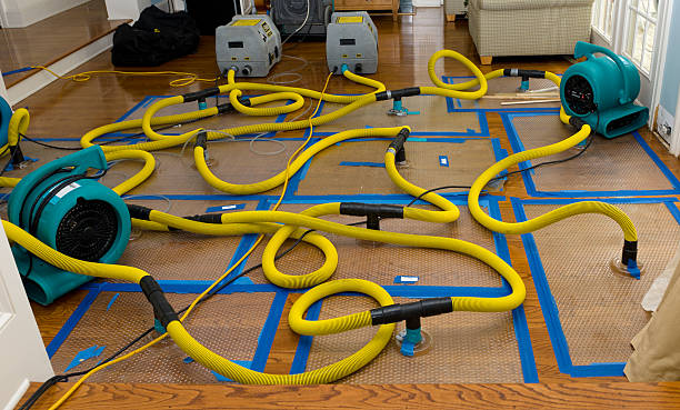 Professional Crawl Space Water Removal technician working in Delano, CA